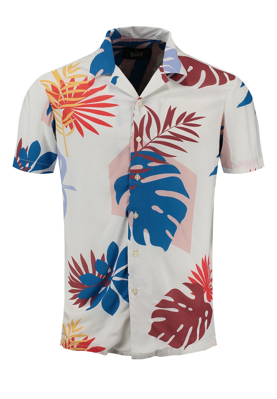 

Рубашка на пуговицах классического кроя Key Largo Splash, белый