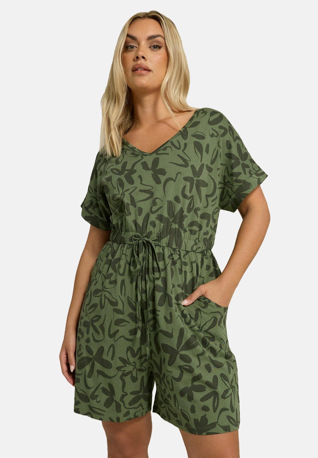 

Комбинезон Yours Clothing, хаки
