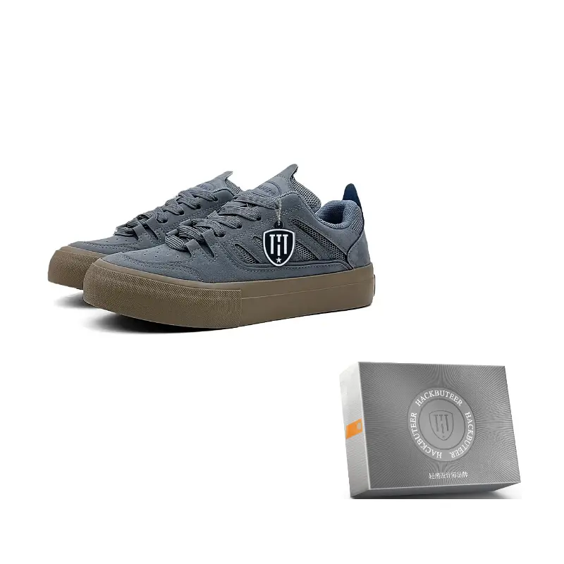 

Низкие кроссовки для скейтбординга мужские в коробке HACKBUTEER, синий