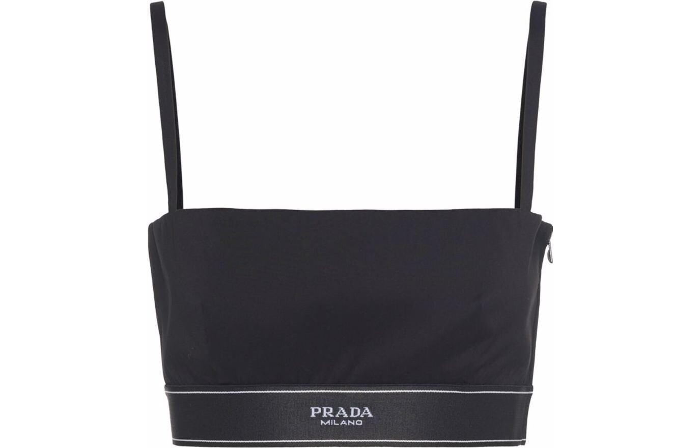 

Майка женская черная Prada