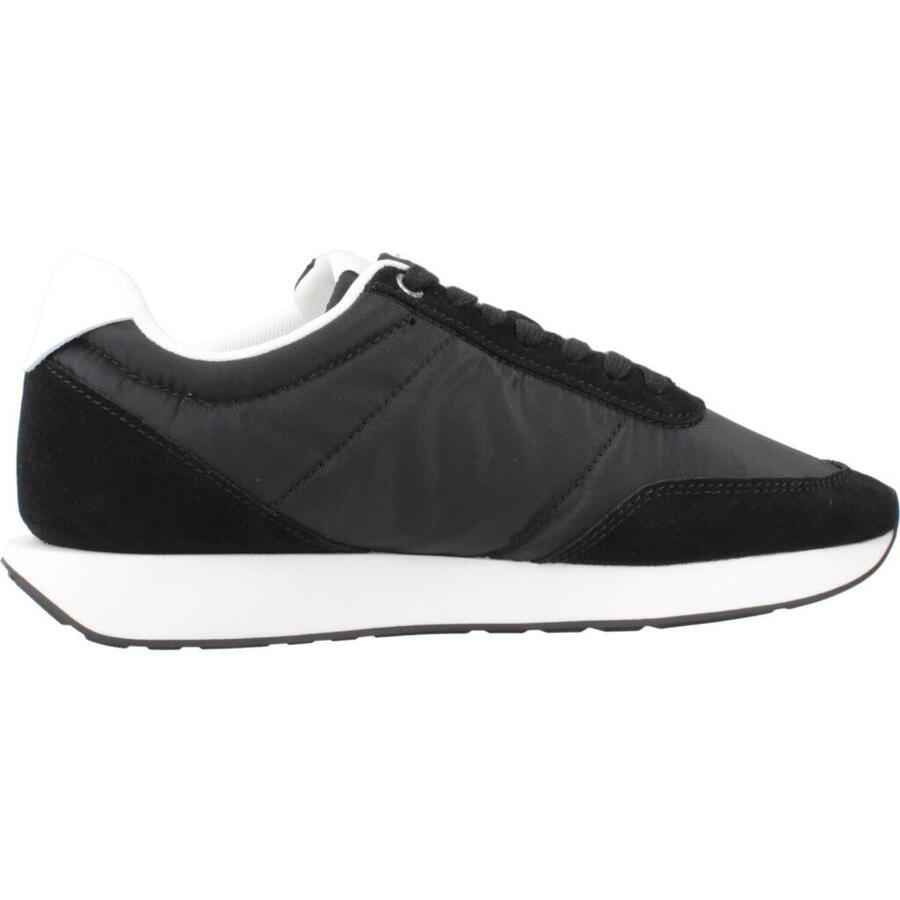 Кроссовки Calvin Klein, модель Retro Runner Lace Up, Ny, цвет черный — фото 4