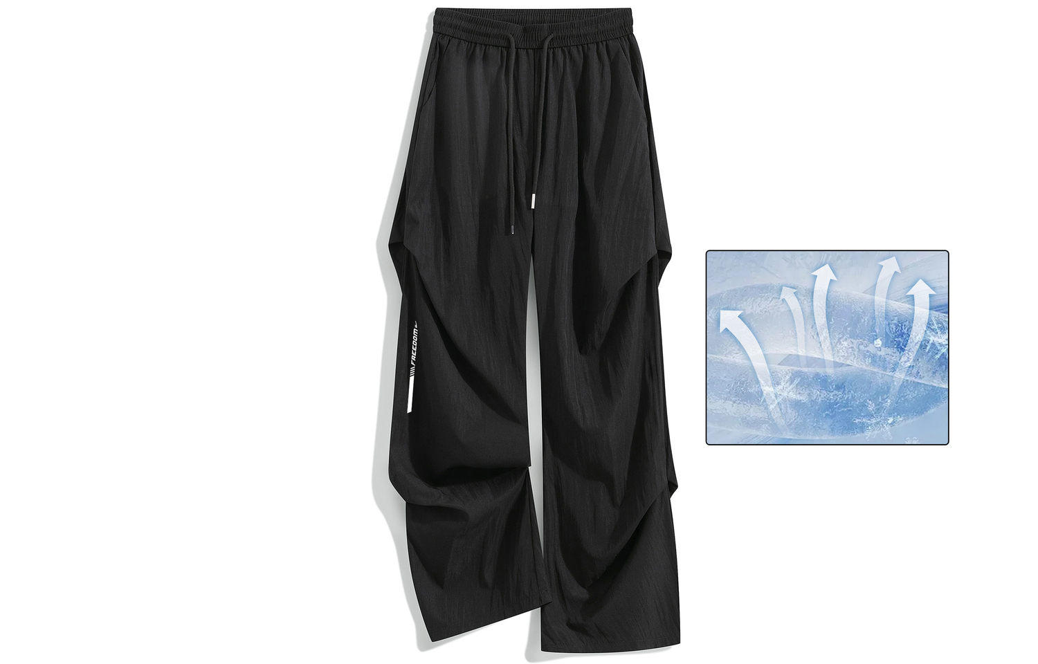 

Брюки повседневные Unisex Warrior Huichao Riding The Wind Collection, тёмно-серые