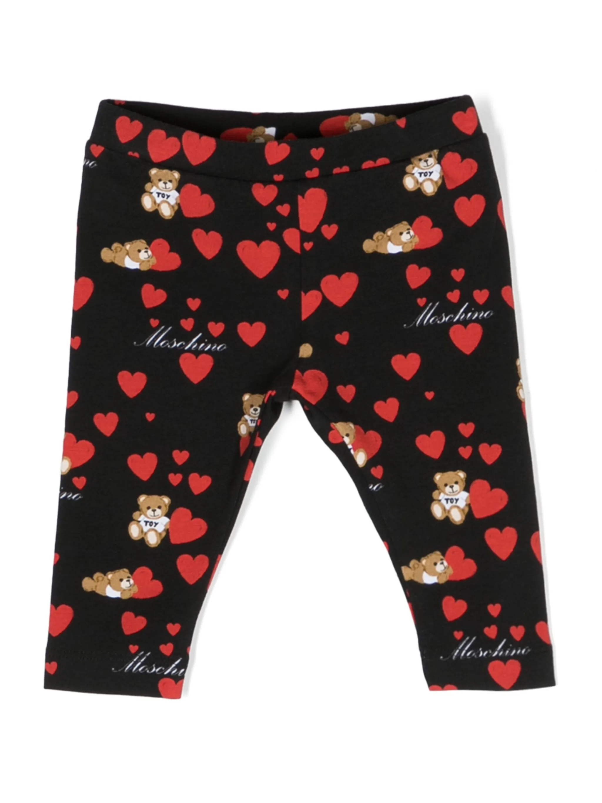 

Легинсы с принтом Moschino Kids, черный