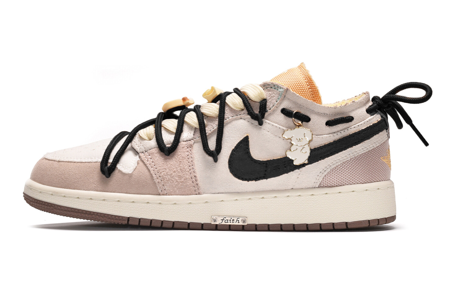 

Баскетбольные кроссовки Air 1 Vintage женские с низким верхом бежево-коричневый Jordan
