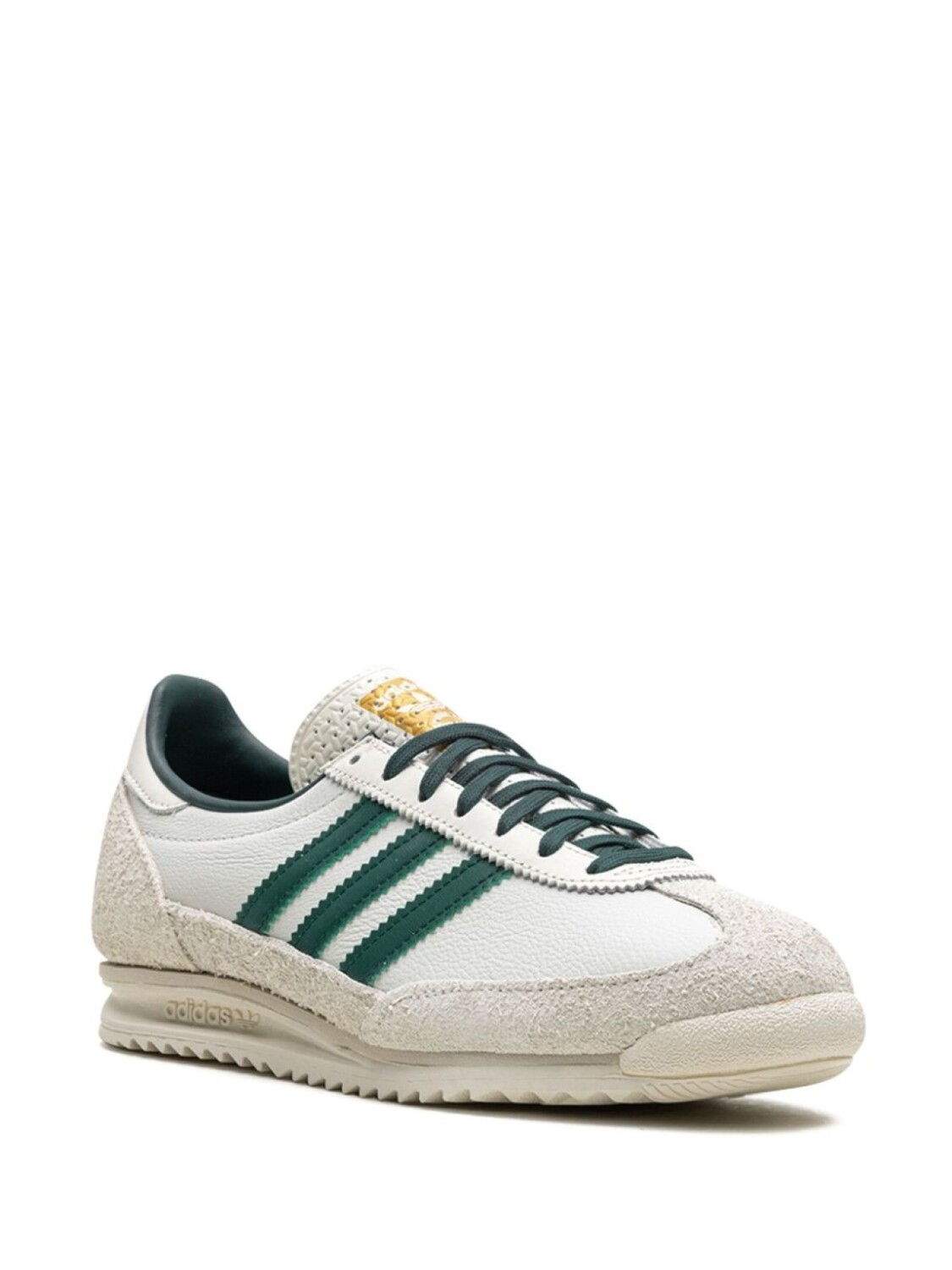 Кроссовки Adidas SL72 OG "Off White Collegiate Green", белый — фото 2