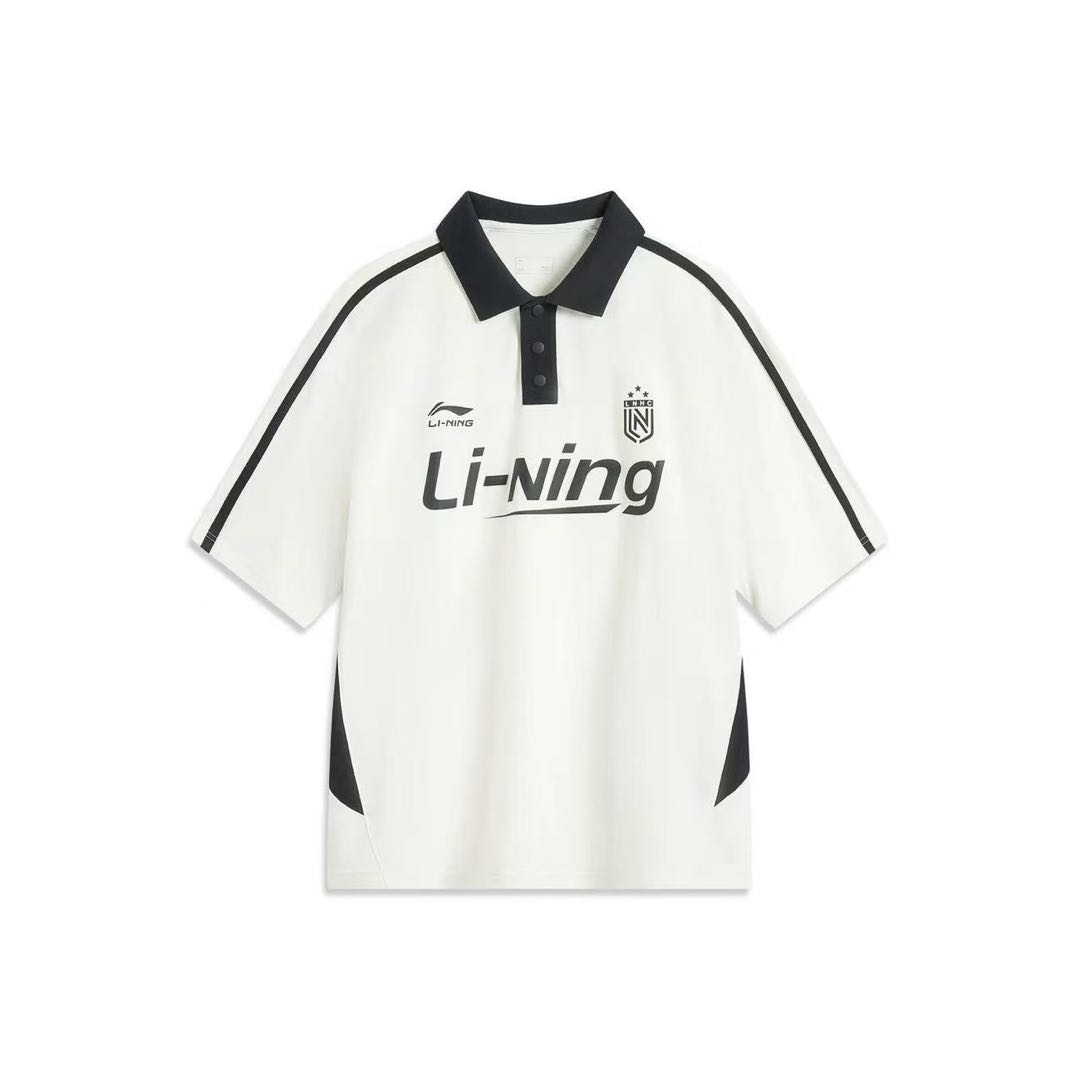 

LINING Футболка поло Sports Life Collection унисекс ivory