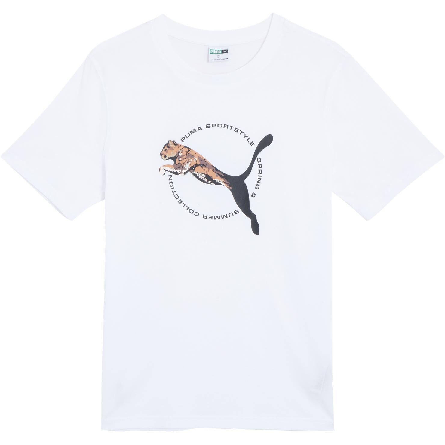 

Футболка REAL CAT мужская белая Puma, белый