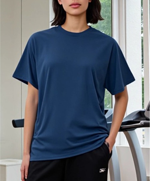 

Футболка с коротким рукавом, Dry Smooth, плотность 122 г United Athle, индиго-синий