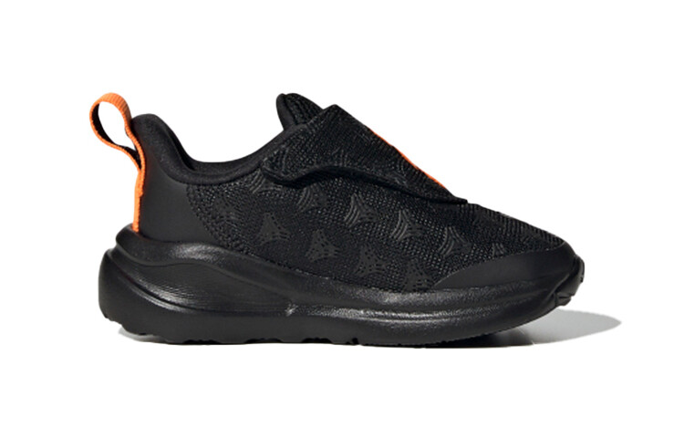 Кроссовки adidas Fortarun Toddler Shoes TD Low-top Black/Orange — фото 2
