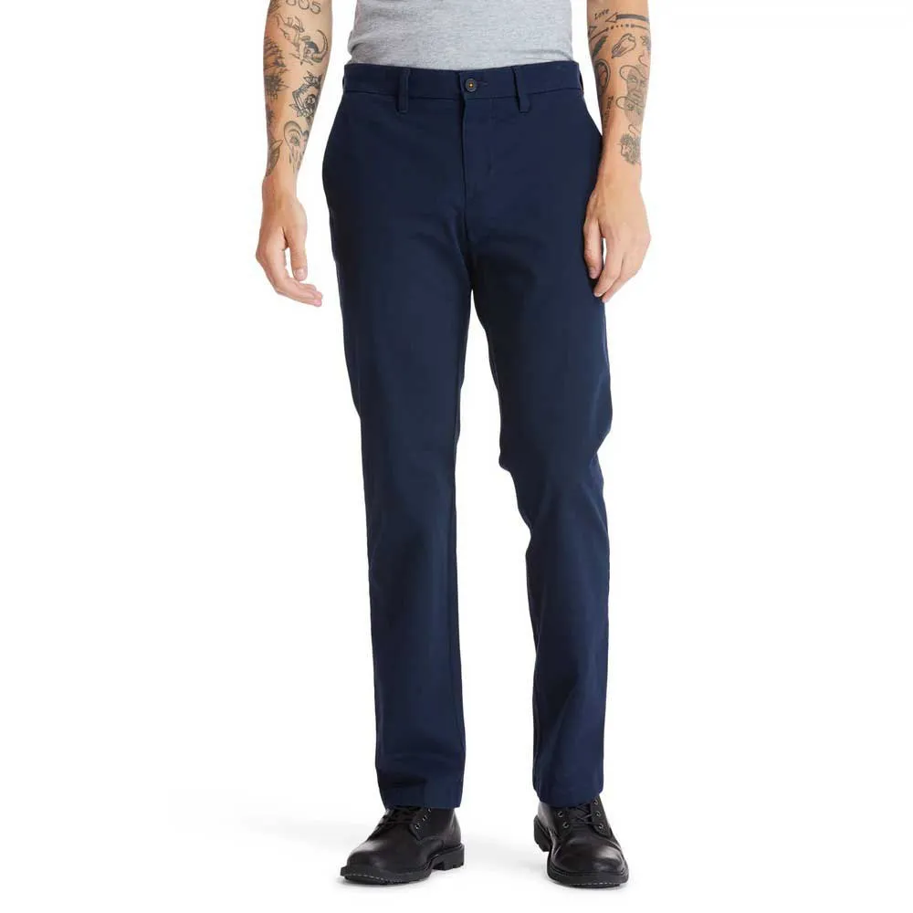 

Брюки чинос Timberland Squam Lake Stretch Twill Straight, синий