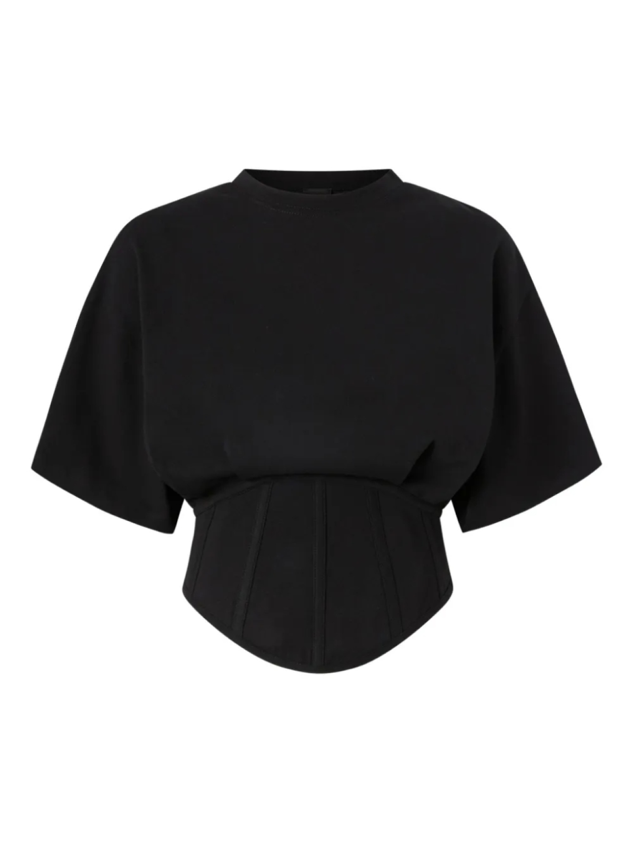 

Футболка с корсетом и лифом PINKO, черный