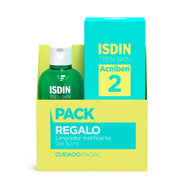 

Пакет контроля блеска и зернистости Acniben Isdin, 400 ml