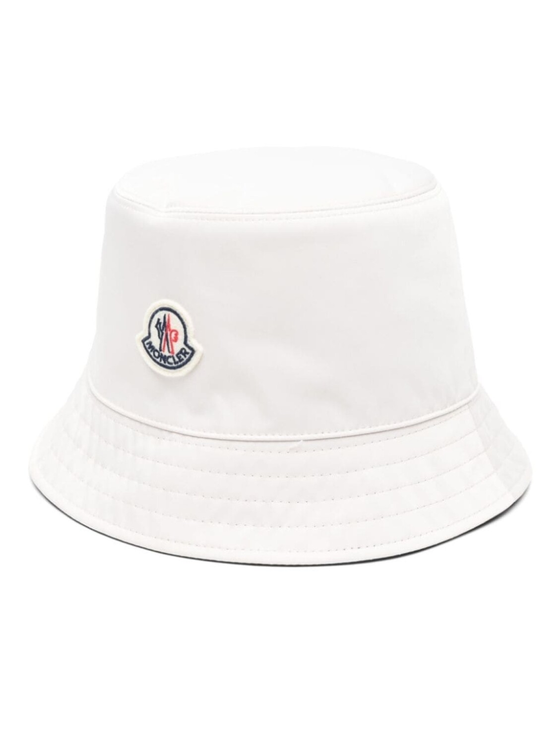 

Moncler двусторонняя панама с нашивкой-логотипом, нейтральный цвет