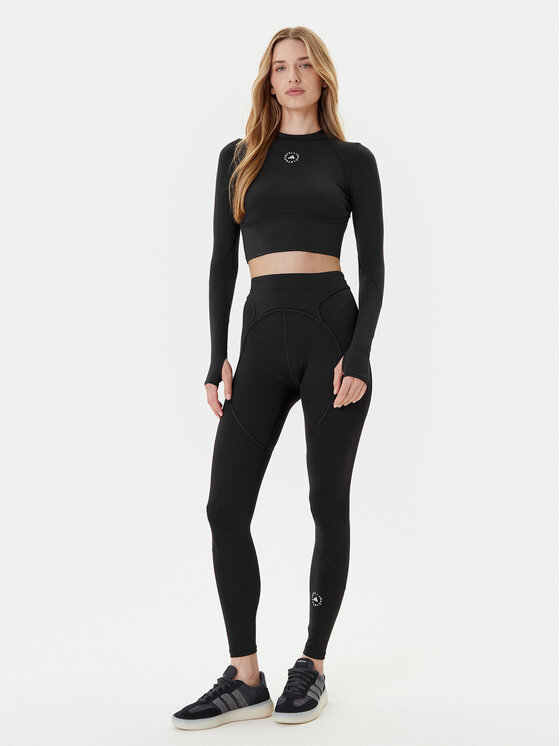 Леггинсы slim fit Training JW4557 Adidas By Stella Mccartney, чёрный — фото 2