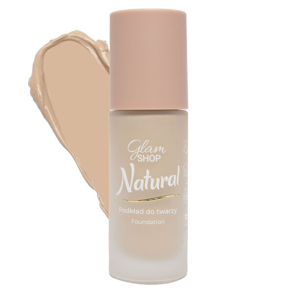 Тональный крем для лица 1 бисквит, 25 мл Glam Shop Natural, цвет 1 biszkoptowy — фото 2