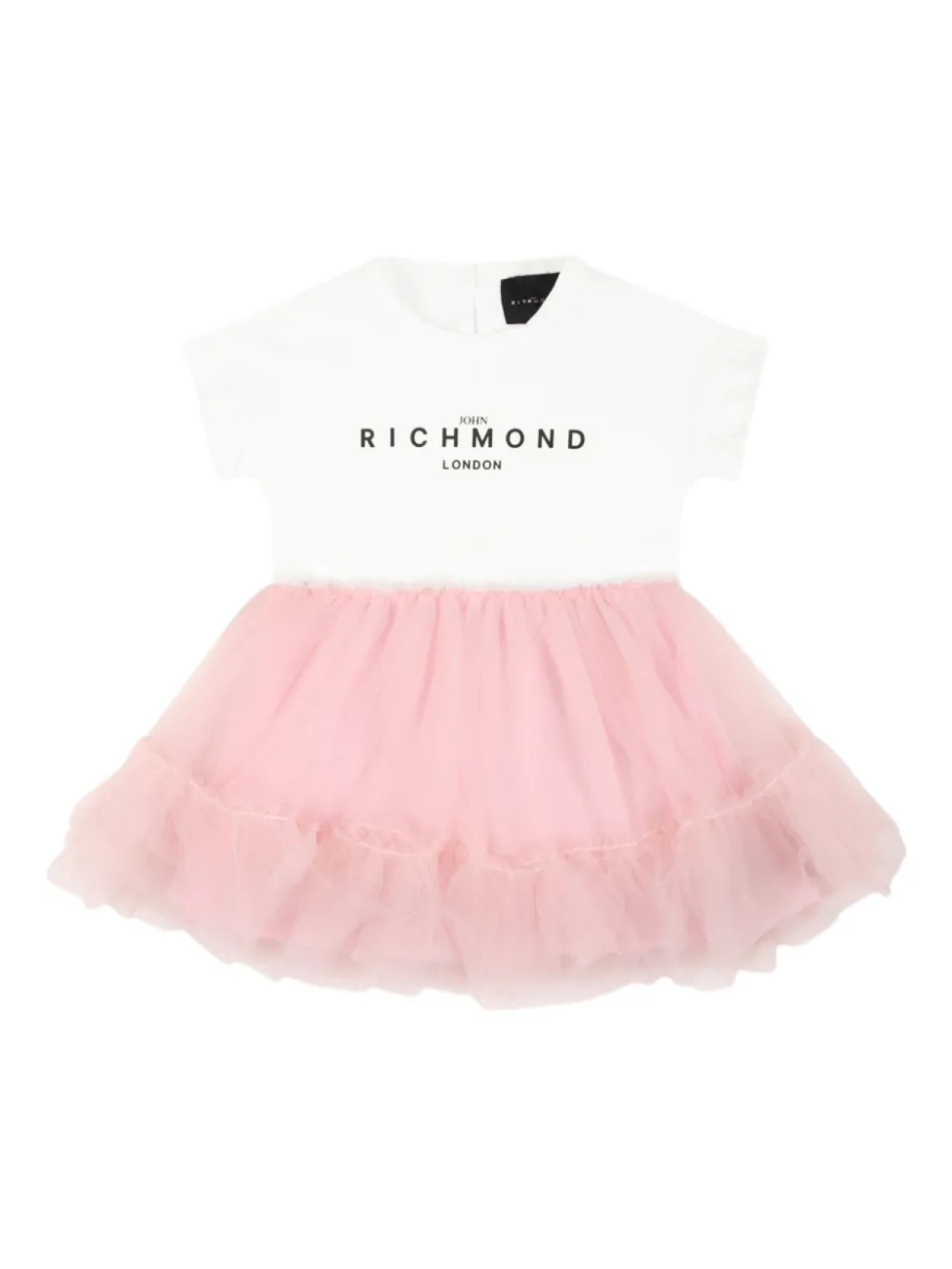 

Платье с логотипом John Richmond Junior, белый