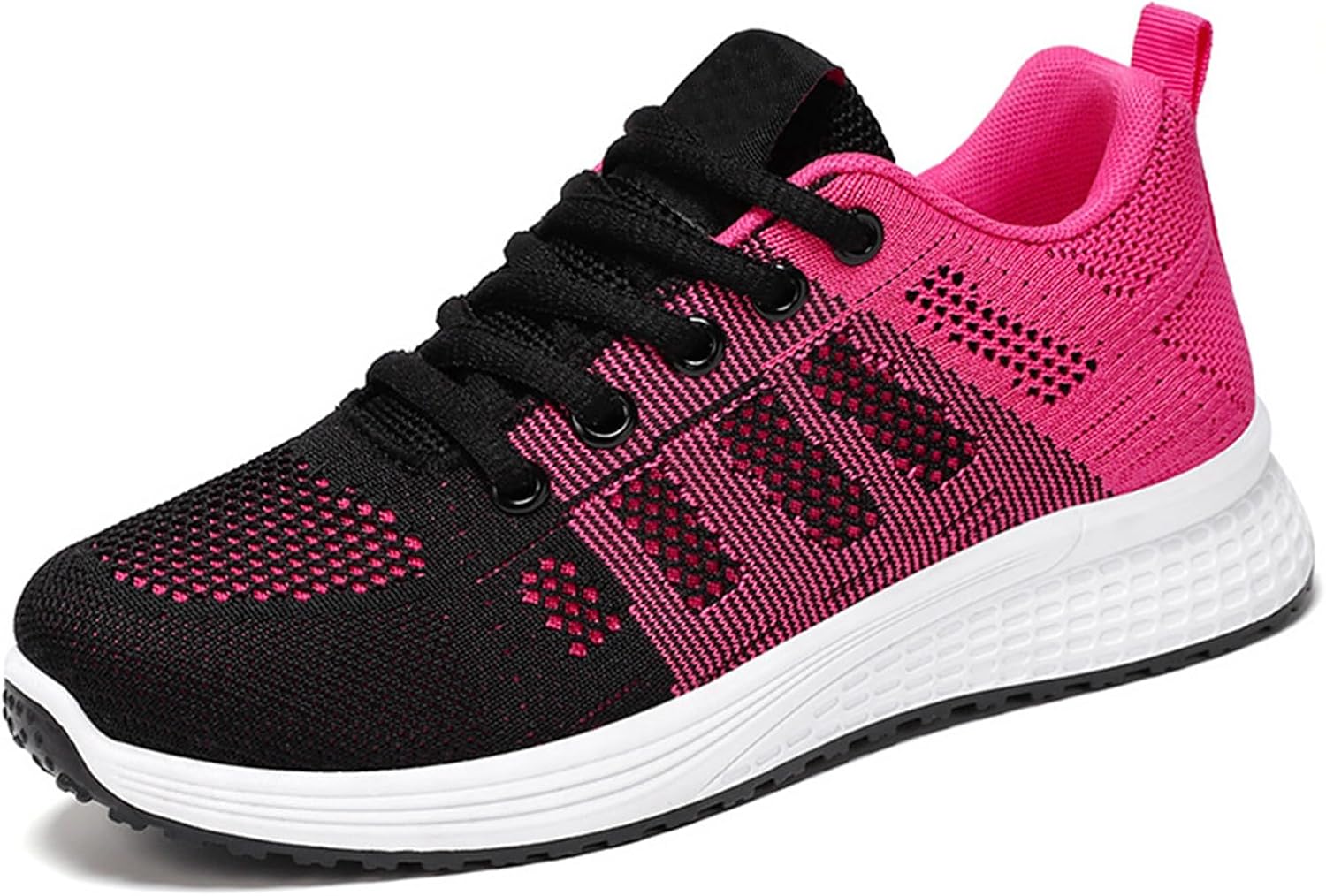 

Женские ортопедические туфли, легкие теннисные кроссовки для мужчин, шнуровка, сетчатая мягкая подошва, дышащие беговые кроссовки, повседневные удобные слипоны, модные кроссовки для спортзала, работы и спорта Generic, розовый