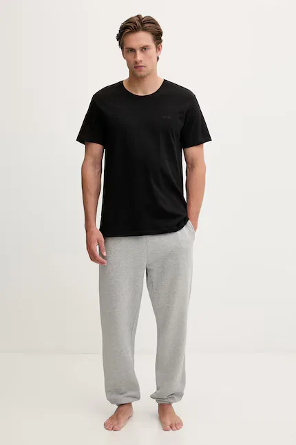 Футболка хлопковая TShirtRN BOSS, черный — фото 2