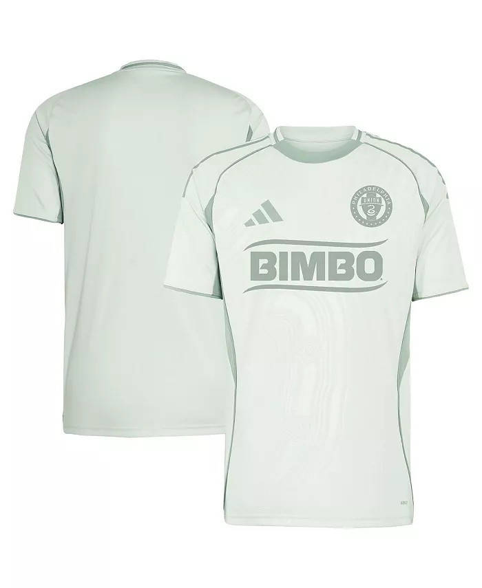 

Мужская футболка Philadelphia Union 2025 One Planet для разминки светло-зеленого цвета adidas