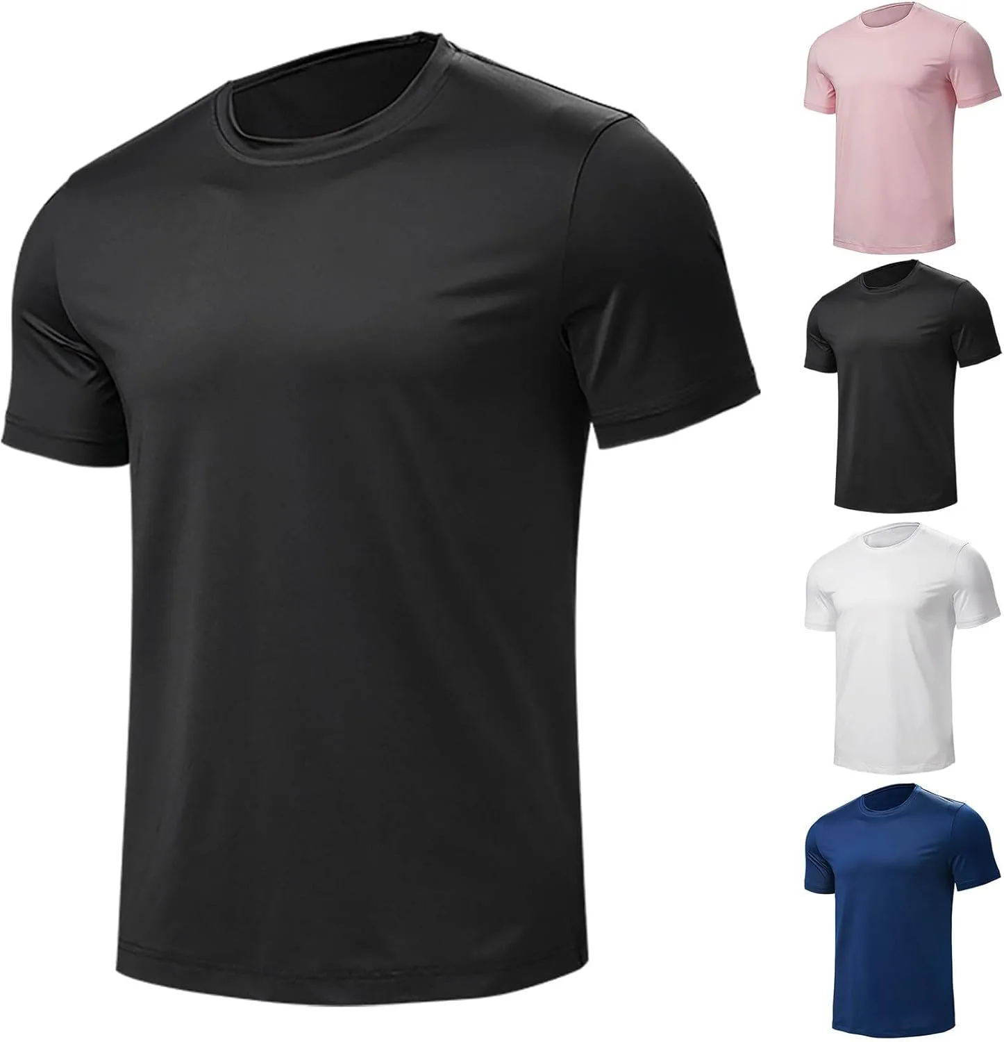 

Мужская футболка Quick Dry с коротким рукавом Slim Fit для бега и тренировок