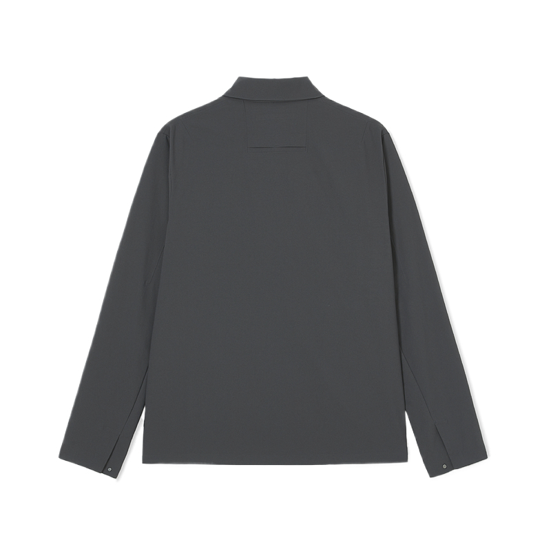 Рубашка мужская с лацканом Moderate LACOSTE, hde/sierra синий — фото 3