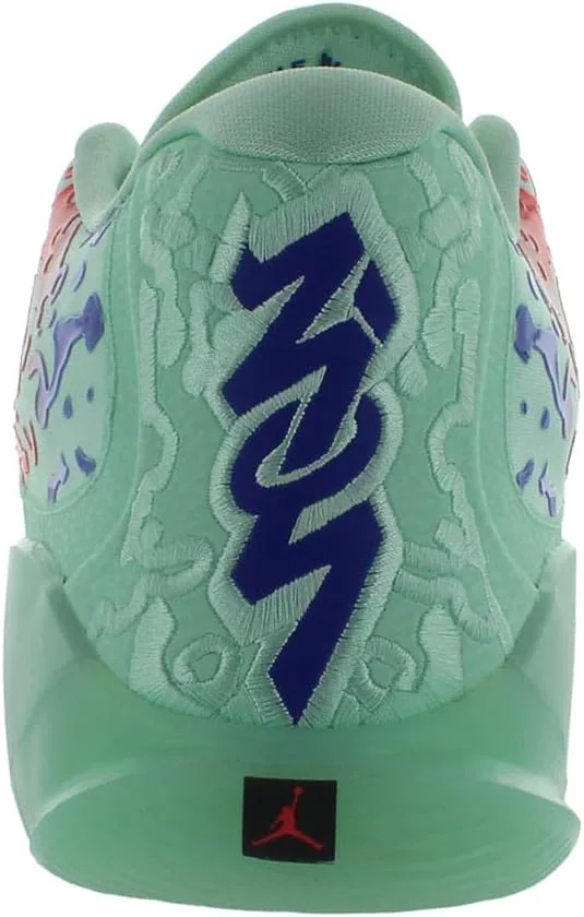 Мужские кроссовки Jordan Zion 3 (DR0675-106, белый/университетский красный/цементно-серый) Nike, мятный/зеленый — фото 4