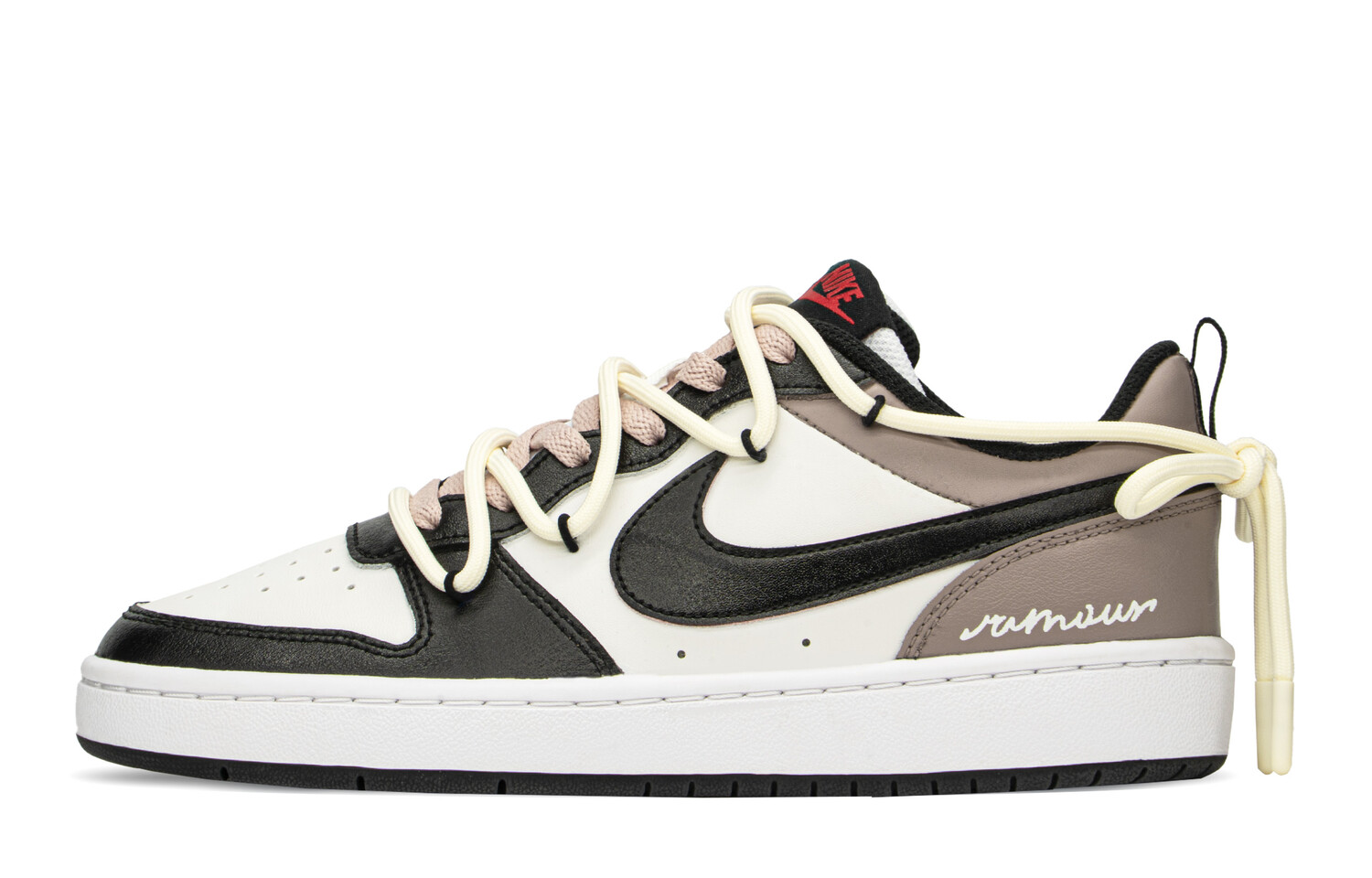 

Кроссовки Nike Court Borough Series Skateboard Shoes Women's Low-Top Brown Beige