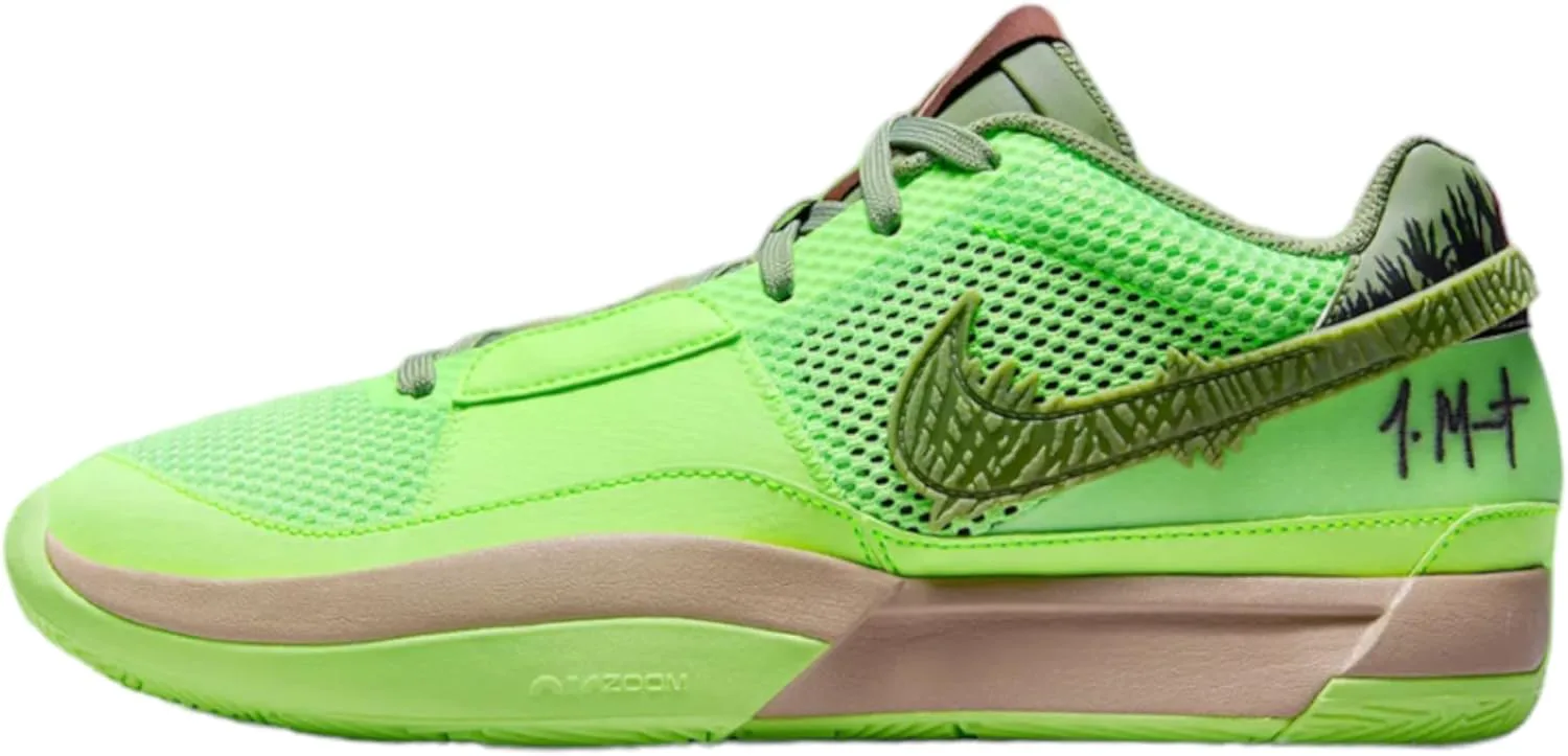 Баскетбольные кроссовки Nike Men's Ja 1, зеленый/черный — фото 2