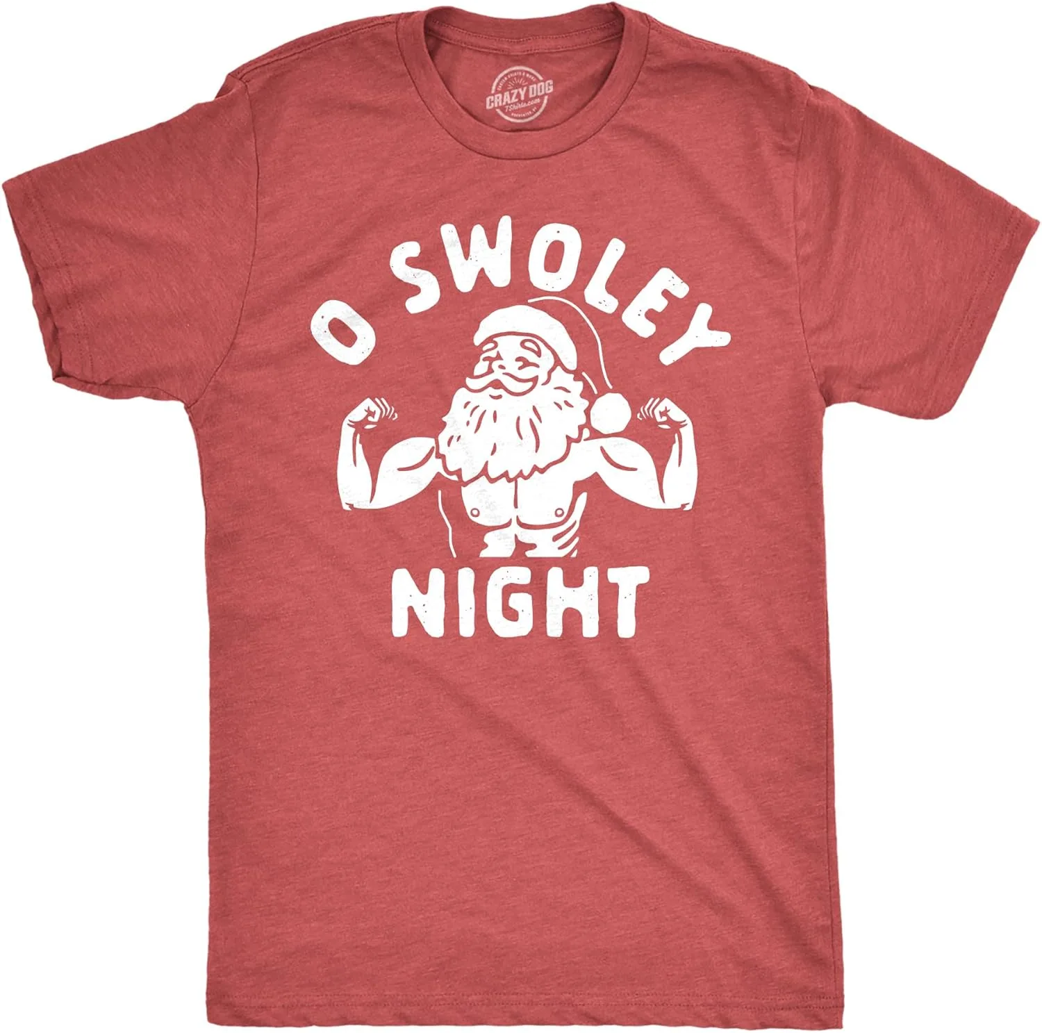 

Мужская футболка O Swoley с принтом Санта-Клауса Crazy Dog T-Shirts