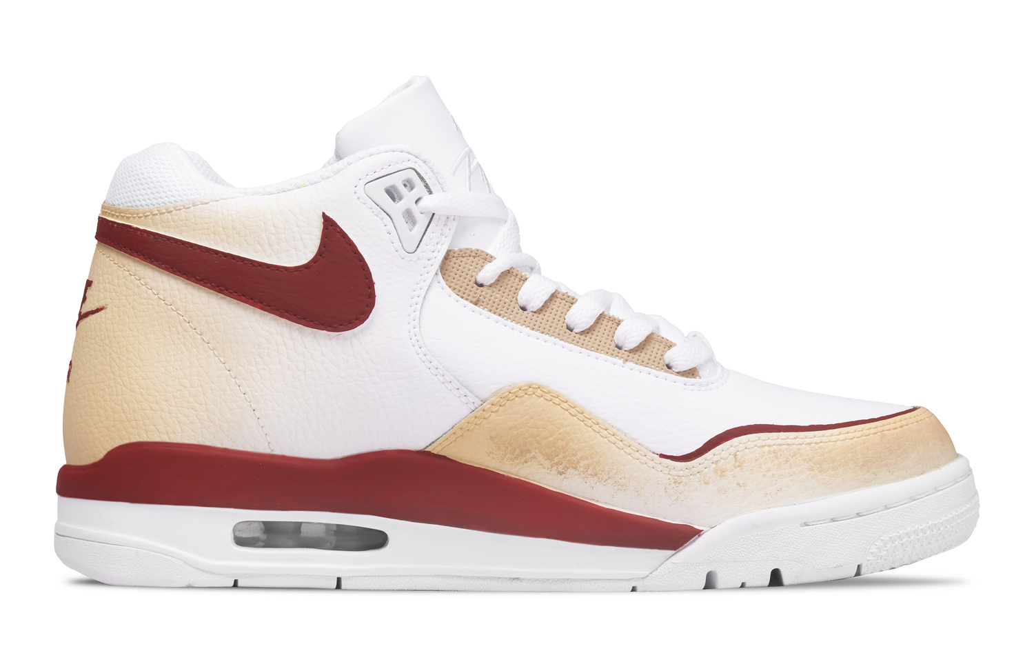 Nike Кроссовки Flight Legacy Red Horse Treading The Clouds из синтетической кожи с амортизацией из натуральной кожи и износостойкой подошвой — фото 3