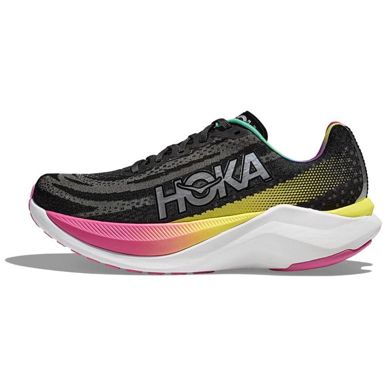 

Кроссовки HOKA ONE ONE Mach X Black Silver Multi-Color, черный
