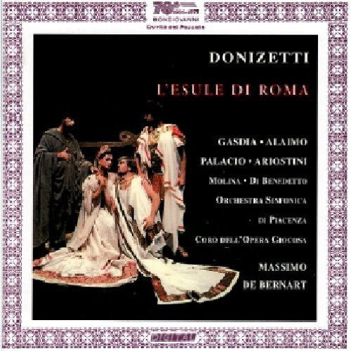 

CD диск Donizetti / Alaimo / De Bernart / Piacenza Symphon: L'esule Di Roma