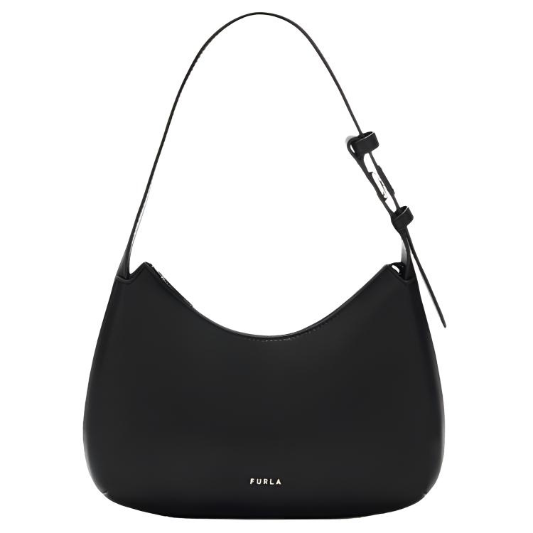 

Furla Кожаная сумка через плечо малая женская черная серая белая красная, Black