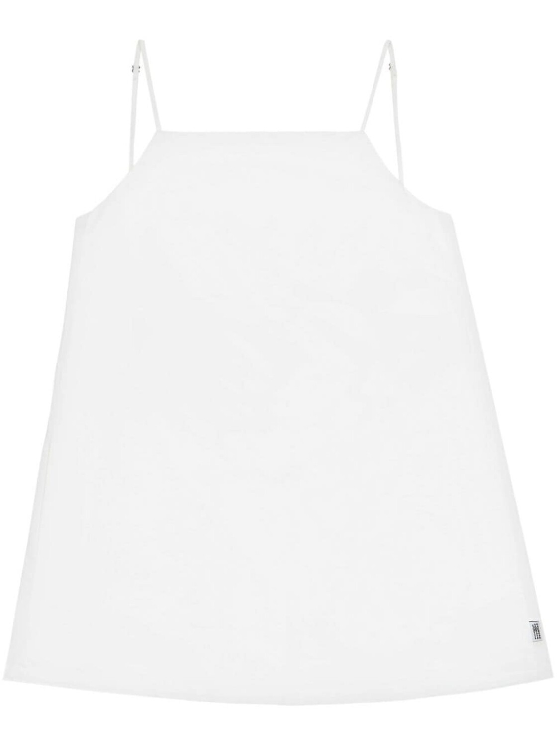 

MM6 Maison Margiela топ с квадратным вырезом, белый