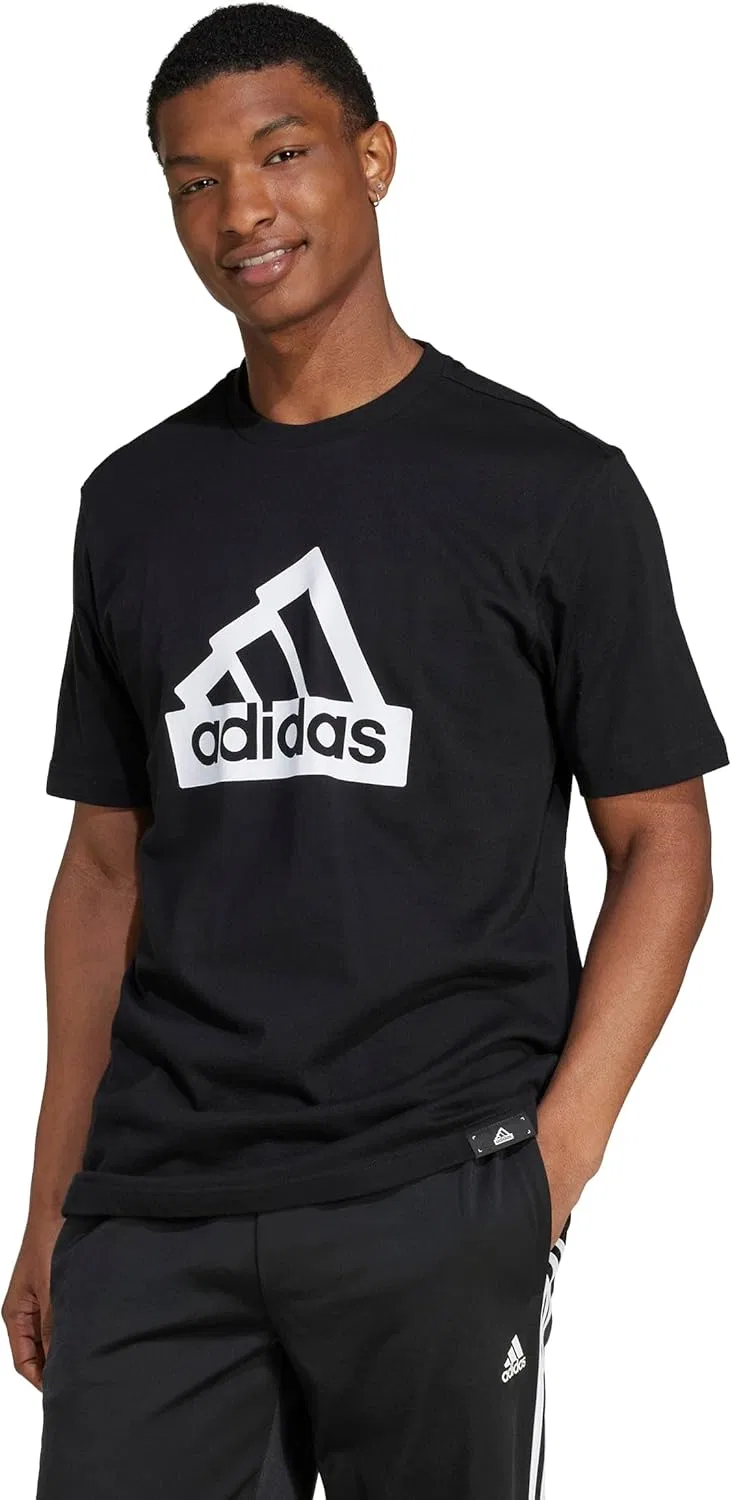 Футболка Adidas Modern Essentials с принтом, черный
