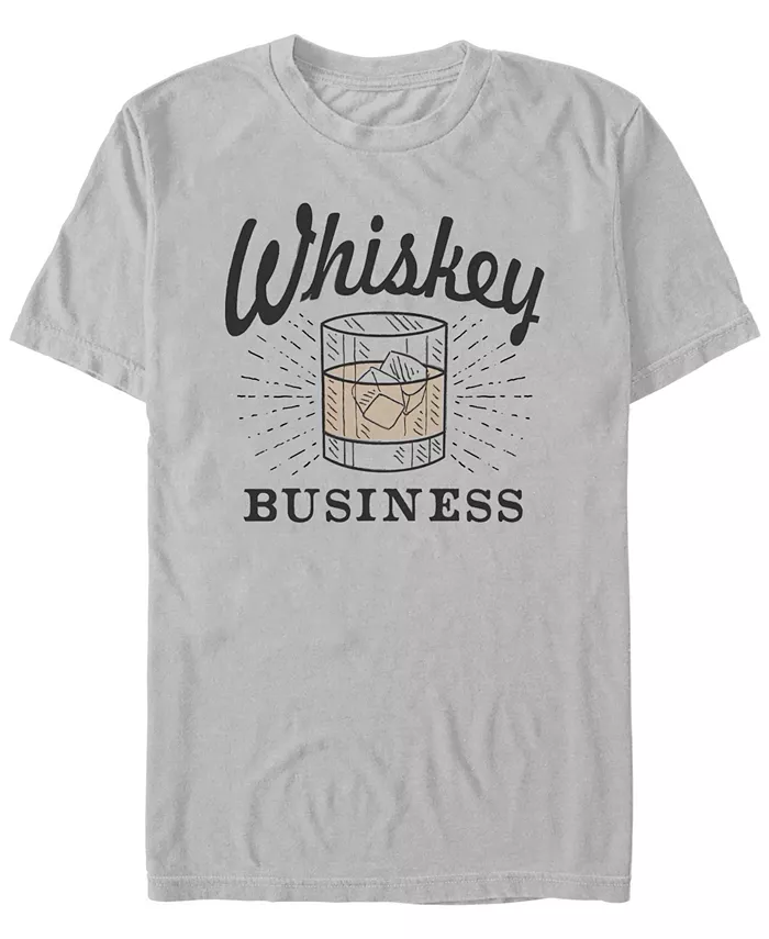 

Мужская футболка с коротким рукавом Whiskey Business Fifth Sun, серебряный