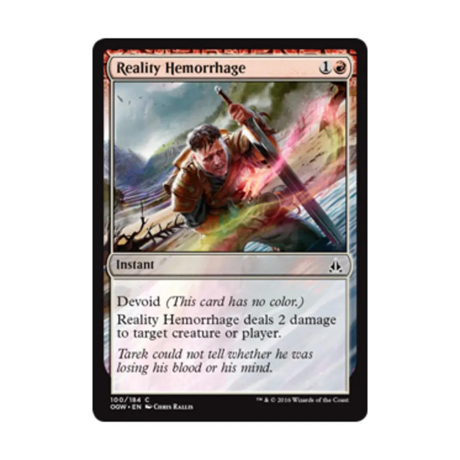

CCG Кровоизлияние Реальности (C) (Фольга), MTG - Oath of the Gatewatch