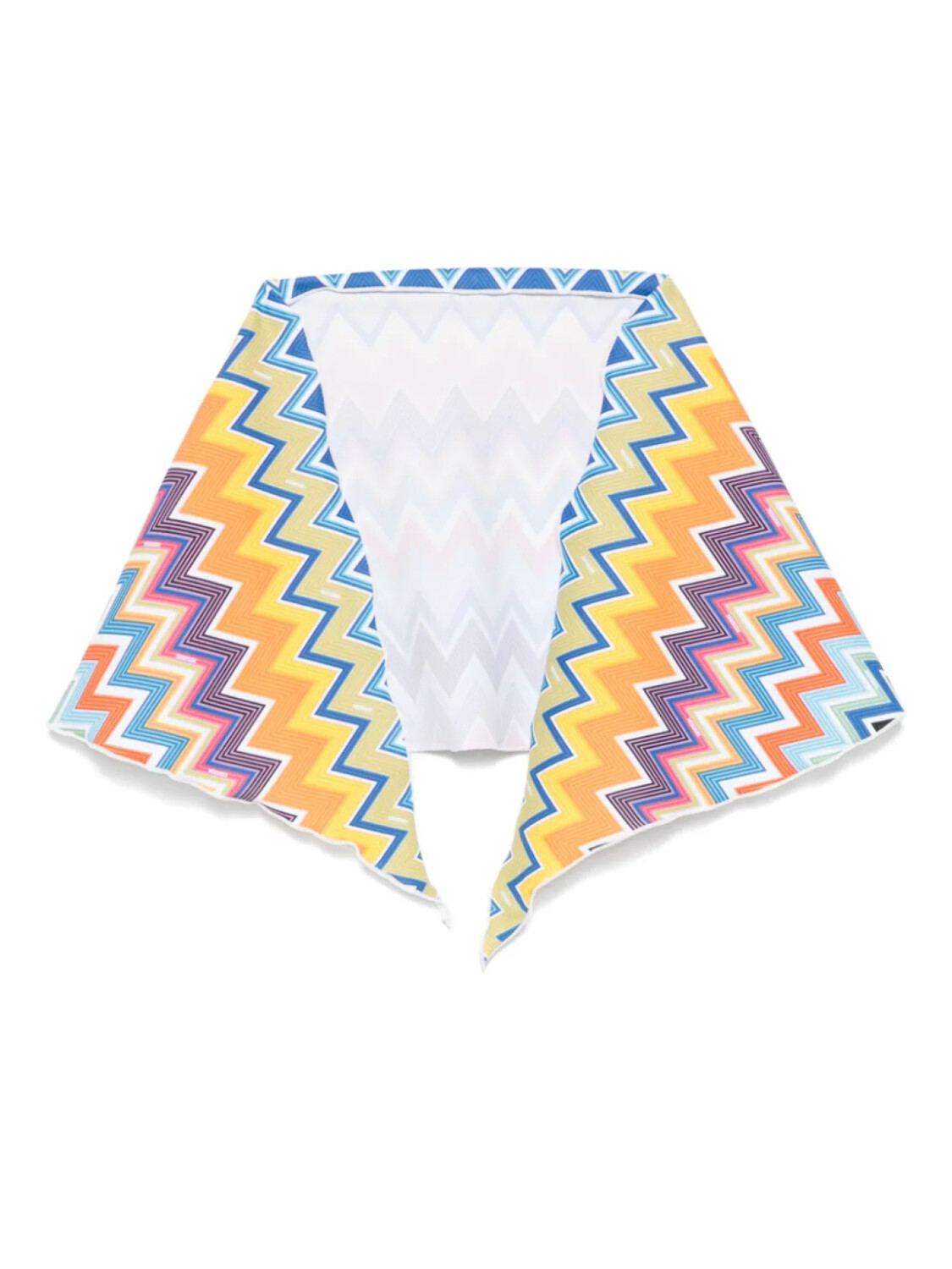 

Саронг Missoni Kids с зигзагообразным узором, желтый