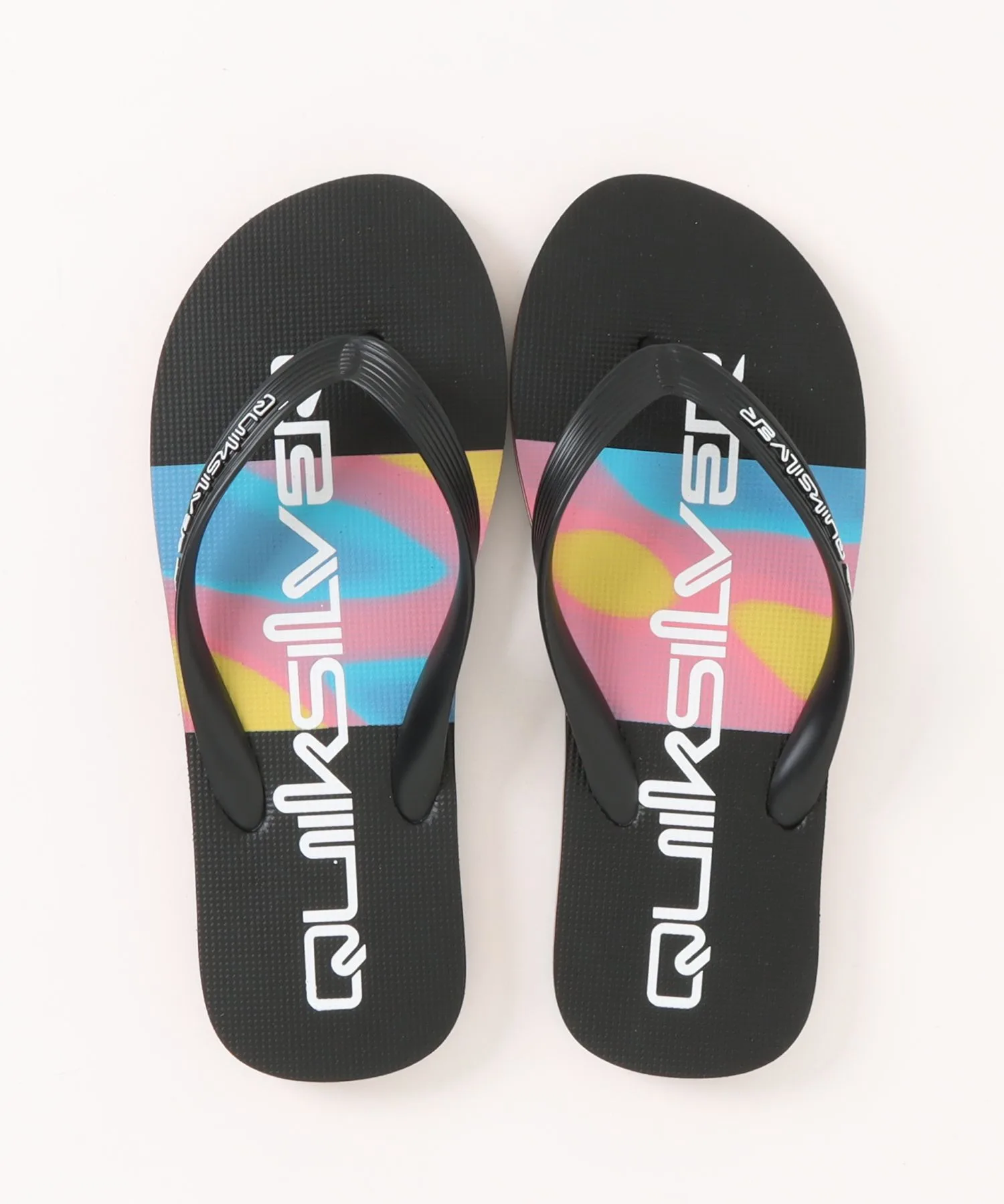 Мужские сандалии с лямками и логотипом Molokai Stripe 26 Quiksilver синие — фото 4