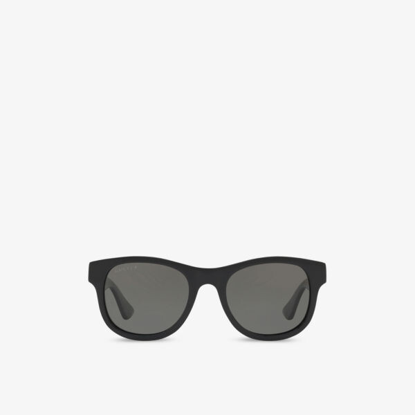 

Солнцезащитные очки из ацетата в квадратной оправе GG0003SN Gucci, черный