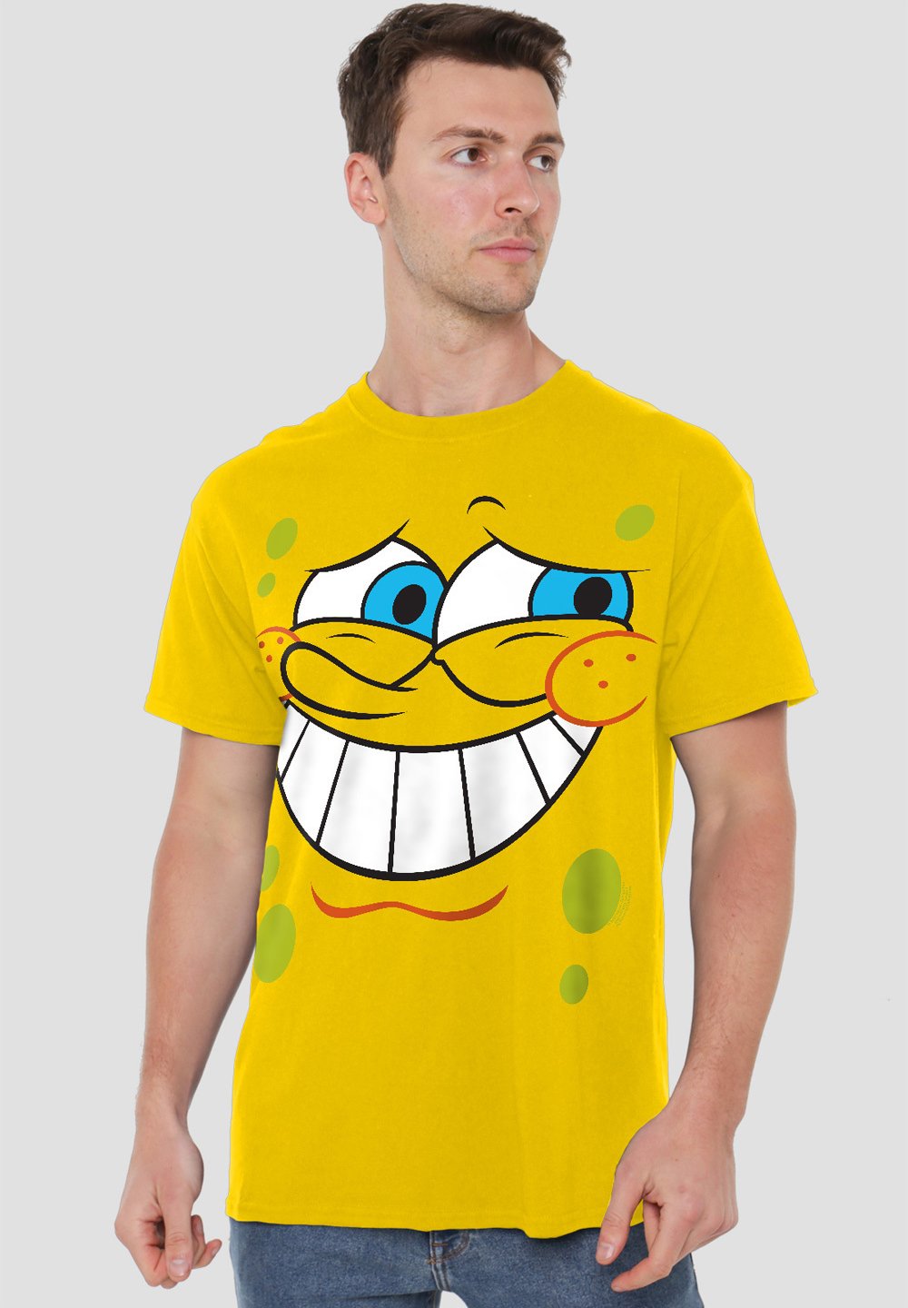

Футболка с принтом SPONGEBOB GUILTY FACE Cotton Soul, желтый