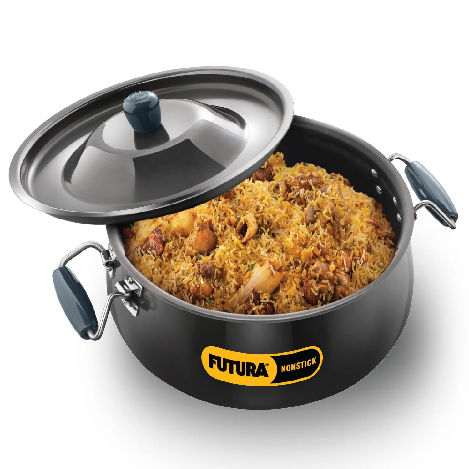 

Кастрюля Futura Big Boy Biryani Handi 12 л, черный