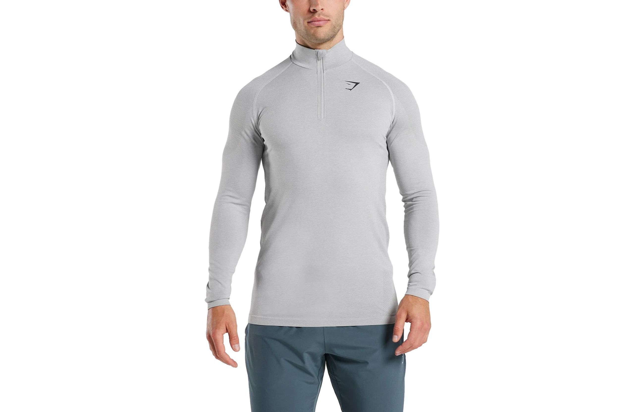 Спортивная одежда для мужчин Light Gray/Smoke Gray GYMSHARK, светло-серый/серый — фото 3