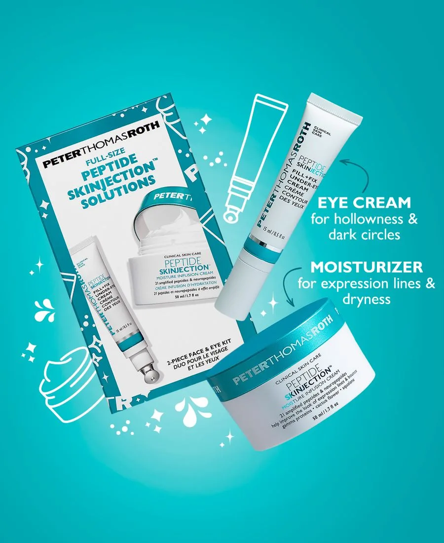 Peter Thomas Roth Подарочный набор из 2 предметов для инъекций пептидов в кожу — фото 2