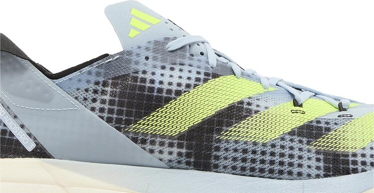 Кроссовки Adizero Adios Pro 3 'Wonder Blue Lucid Lemon', синий — фото 2