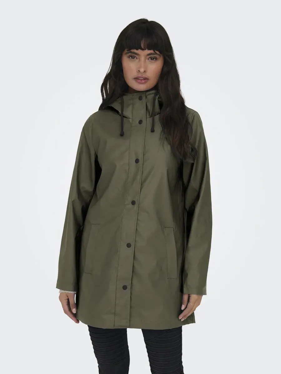 

Only дождевик "ONLNEWELLEN RAINCOAT CC OTW", цвет Kalamata