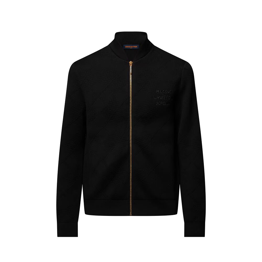 

Блузон из текстурированной шерстяной смеси Louis Vuitton, черный