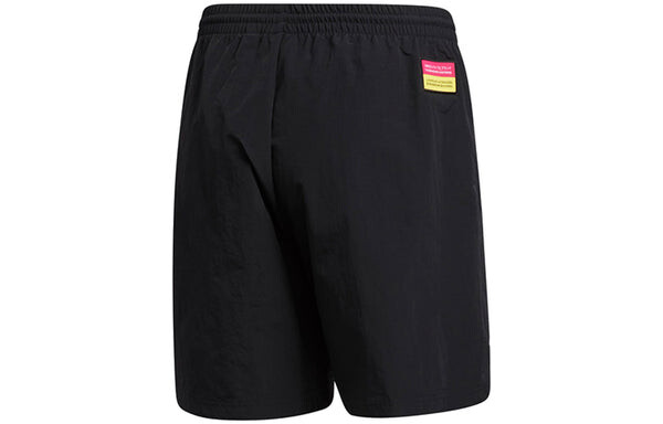Шорты originals tr short large logo running sports shorts black Adidas, черный — фото 2