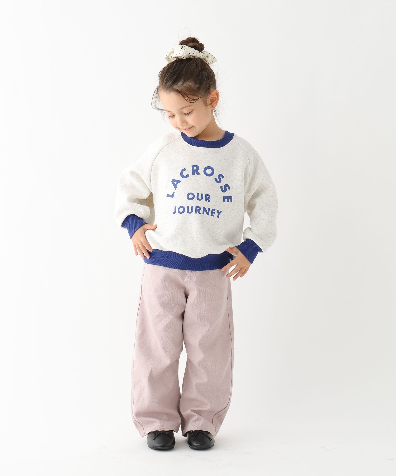 Разноцветные брюки-бочонки / 100-120 см / 629893 GLOBAL WORK, Dark denim 88 — фото 4