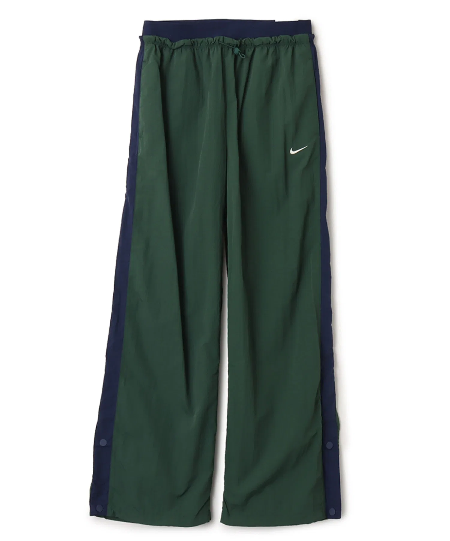 Женские спортивные брюки NIKE Parachute HR из нейлона зелёные